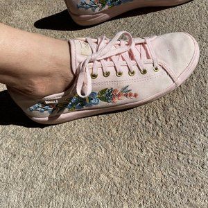 Pink Keds with Rifle Paper Co. Design